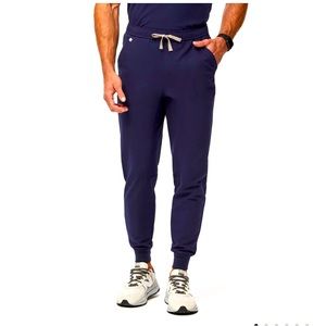 Figs Navy Jogger Scrub Pants - men’s XL tall